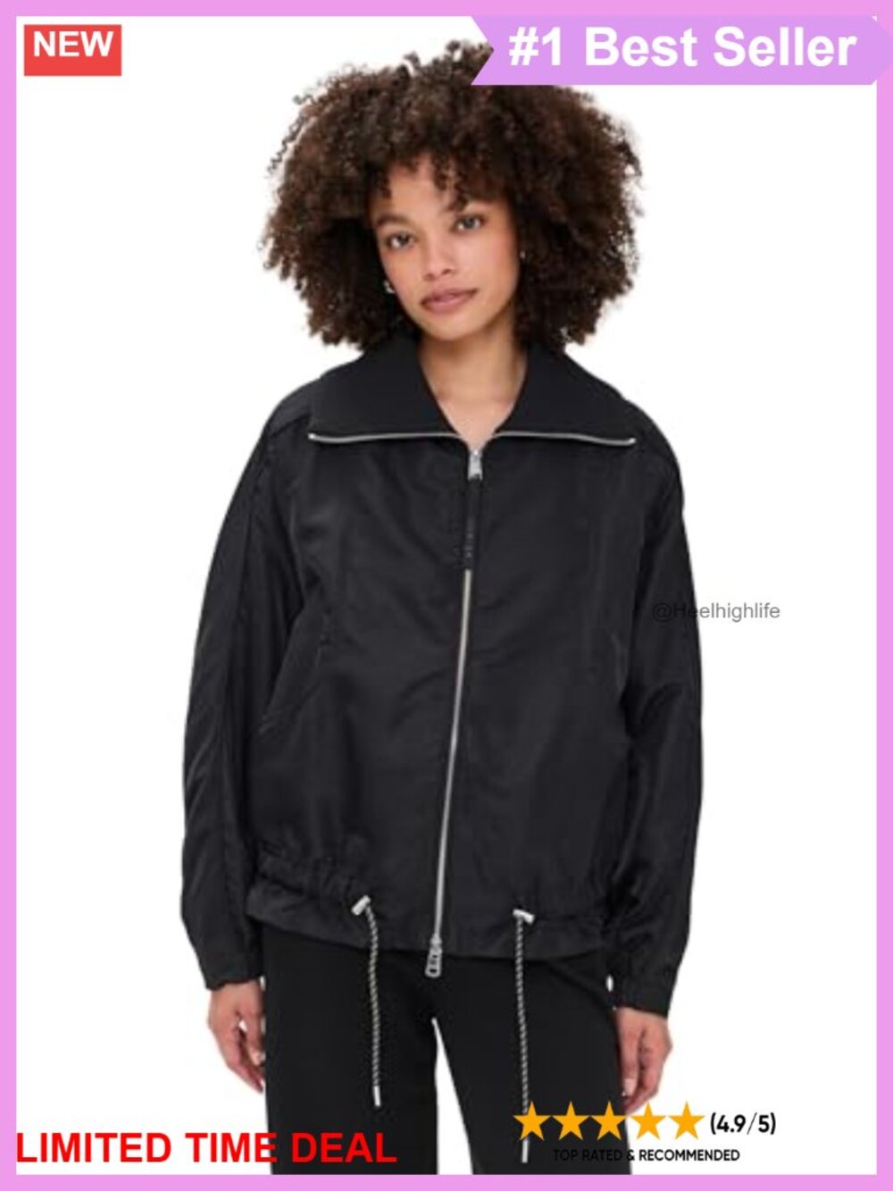 Varley Lotta Blouson Jacket Lightweight Casual Anorak